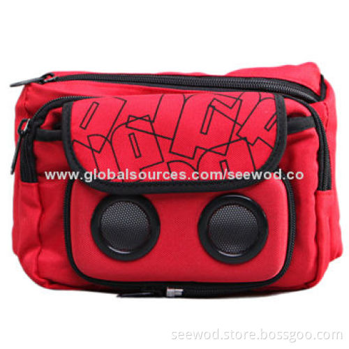 Waist bag with Stereo speaker